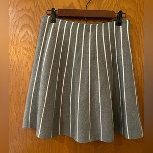 Cynthia Rowley Grey Striped Women's Sweater Skirt